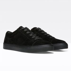 Vince Black Suede Sneakers